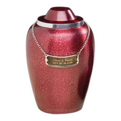 Pet Burgundy Large Cremation Urn